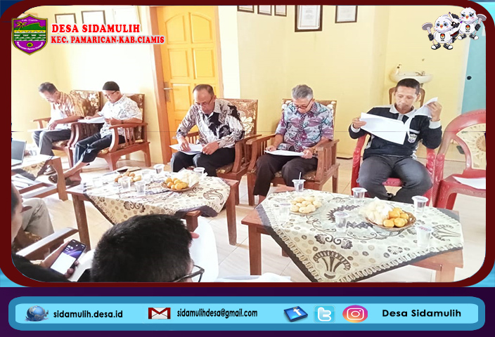 Pemerintah Desa Sidamulih laksakan Rapat Pembahasan Rancangan RKPDesa 2024